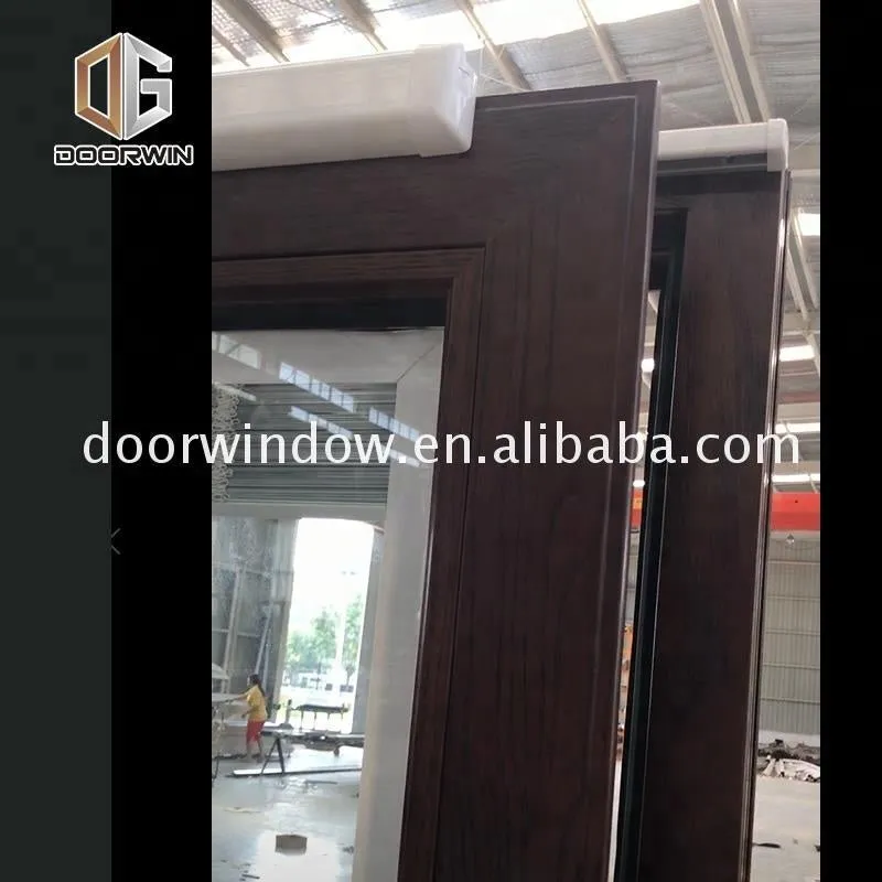Wood sliding door system window grills design pictures for windows by Doorwin on Alibaba